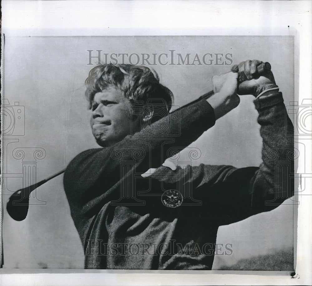 1971 Press Photo Golfer Jim Simons During Walker Cup - Historic Images