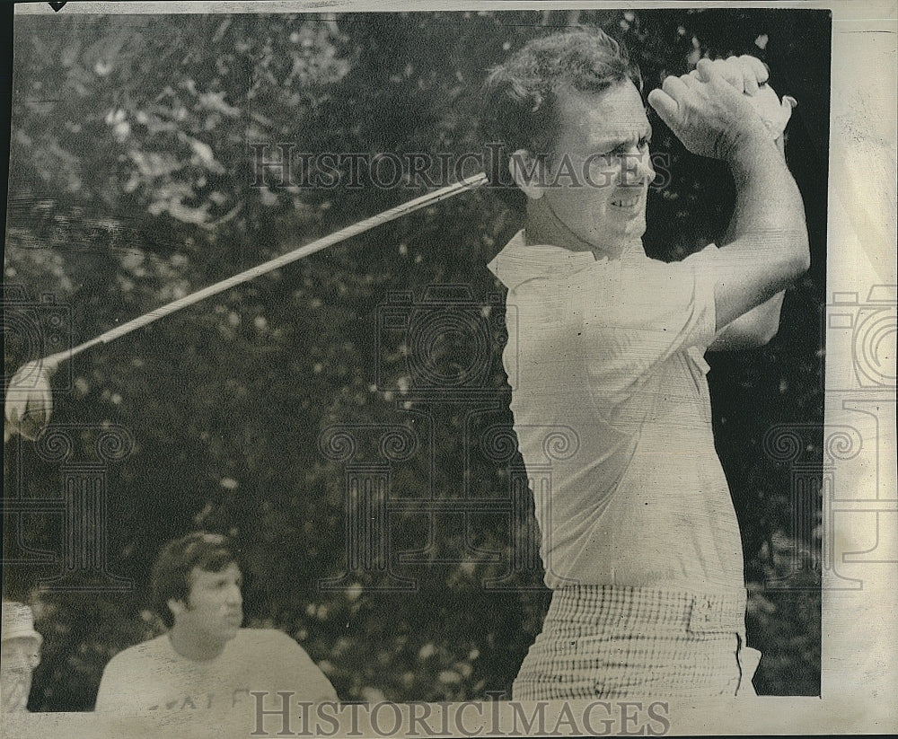 1975 Press Photo Golfer D. Graham During Tournament - Historic Images