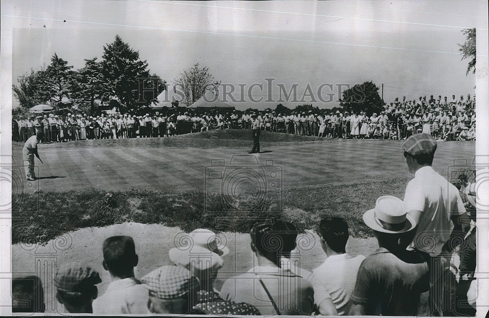 1954 Press Photo Tony Holguin, Sam Sneed, Golfers - Historic Images