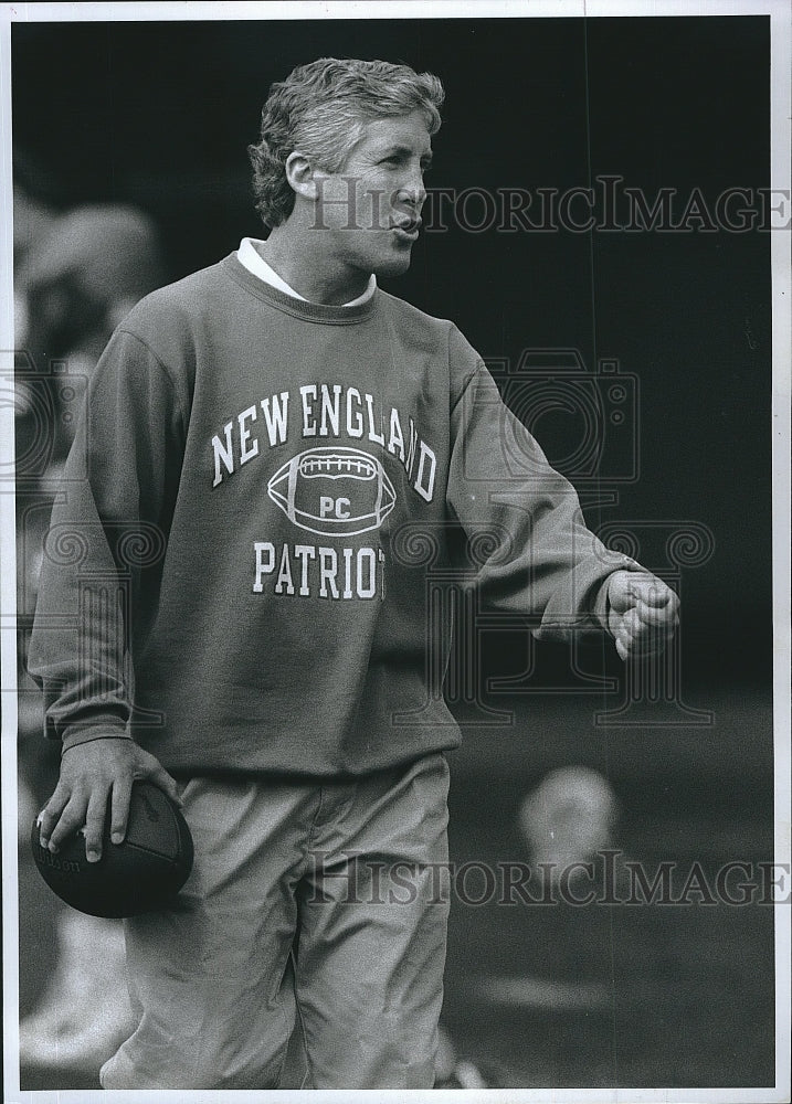 1997 Press Photo Pete Carroll, Coach of New England Patriots - Historic Images