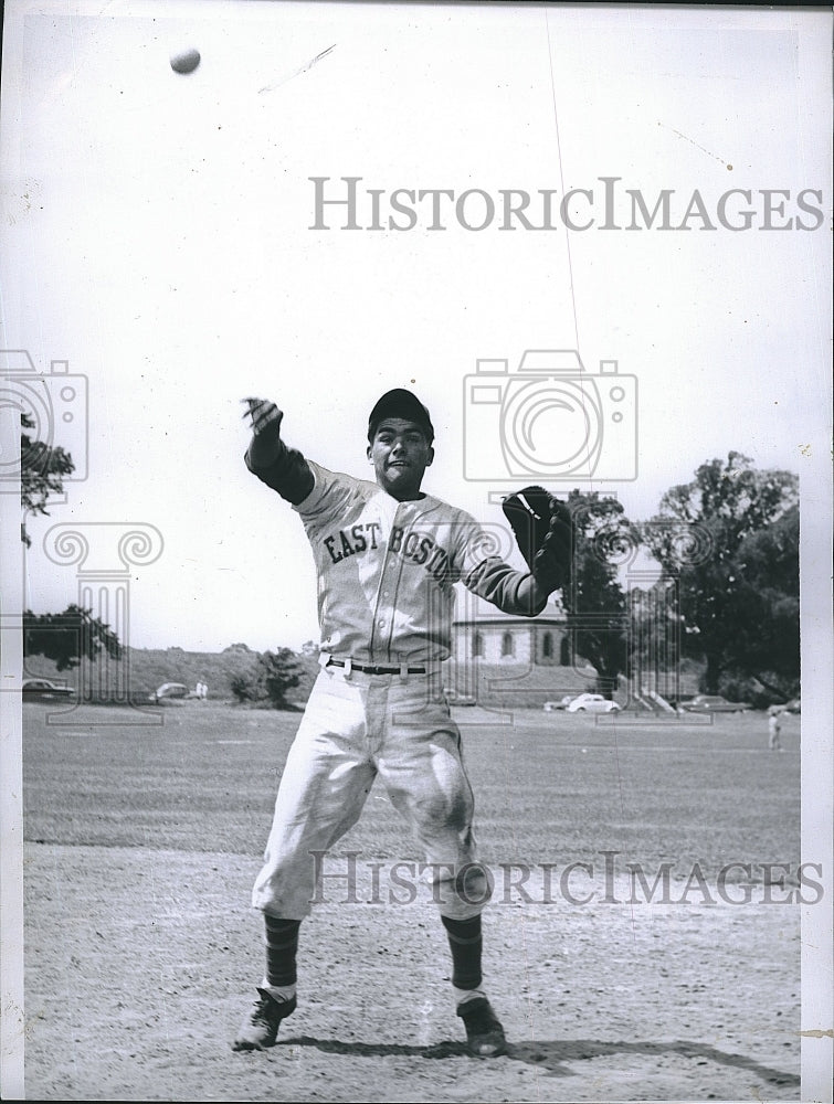 1962 Press Photo High School Baseball Player Mike Morelli 2nd Baseman - Historic Images