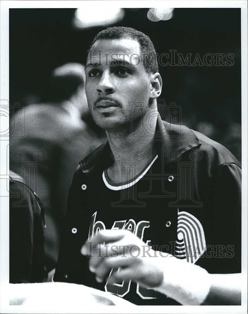 1989 Press Photo Portland Trailblazer, Kevin Duckworth - Historic Images