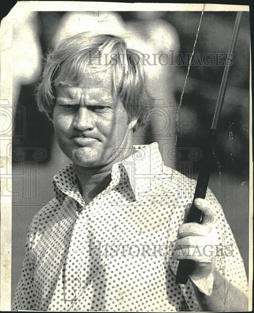 1975 Press Photo Jack Nicklaus at Jasckie Gleason Inverrary Classic - Historic Images