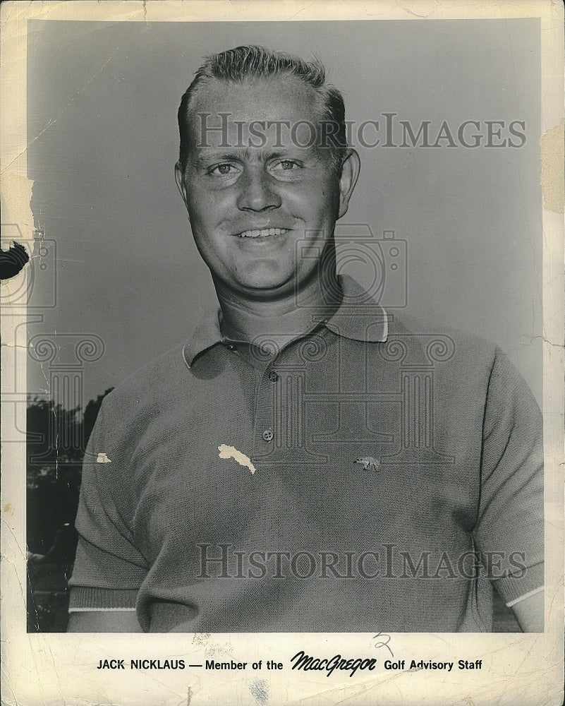 1970 Press Photo Jack Nichlaus Golf player - Historic Images