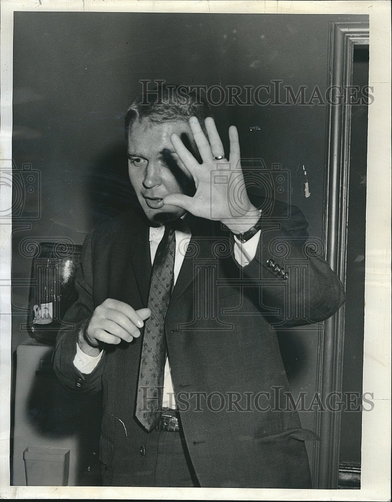 1964 Press Photo JAck Puelicher, board member of Milwaukee Braves - Historic Images