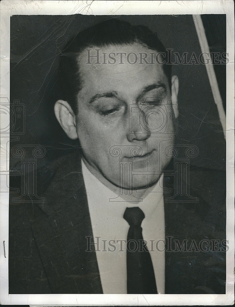 1957 Press Photo Notre Dame athletic director, Moose Krause - Historic Images