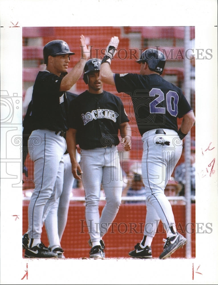 1994 Press Photo Colorado Rockies Spring Training - Historic Images