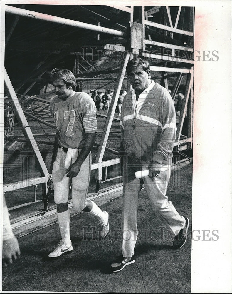 Press Photo Detroit Lions player, Eric Hipple - Historic Images