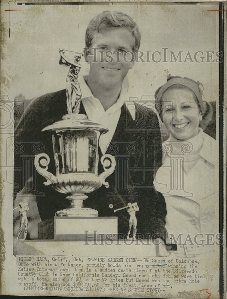 1973 Press Photo Ed Sneed Kaiser International Open - Historic Images