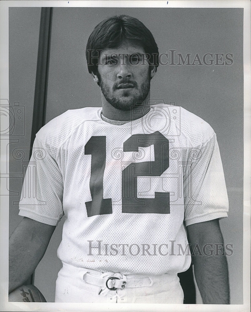 1978 Press Photo Quarterback Matt Cavanaugh New England Patriots - Historic Images