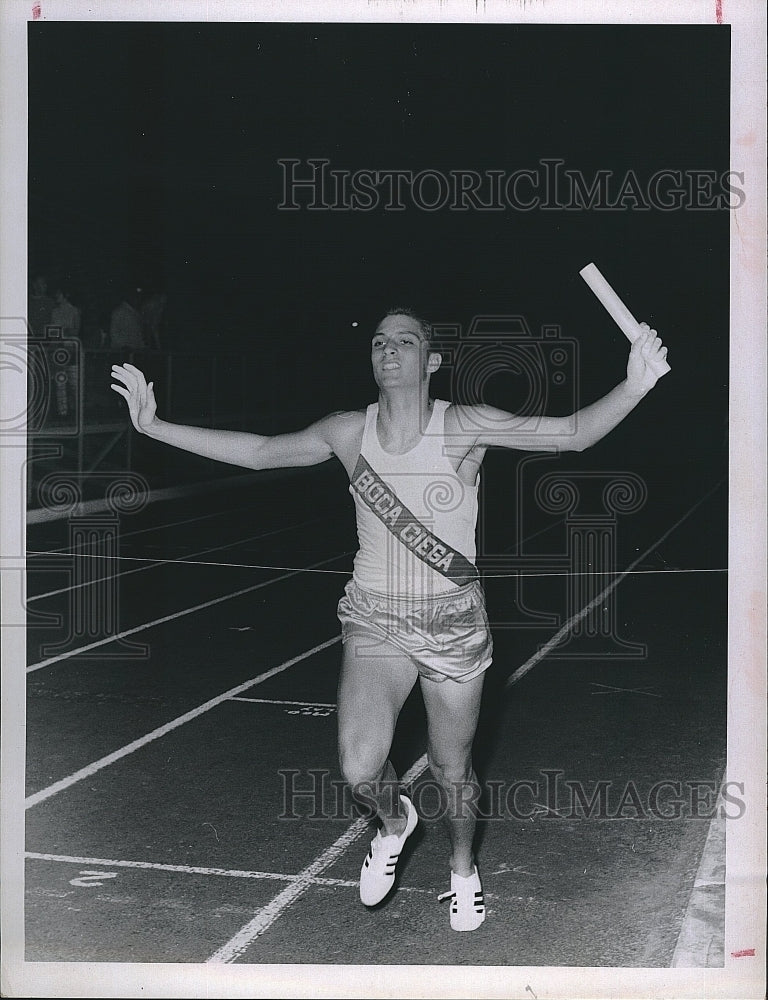 1968 Press Photo Boca Ciega Geneva Relays St. Petersburg&#39;s Stewart Field - Historic Images