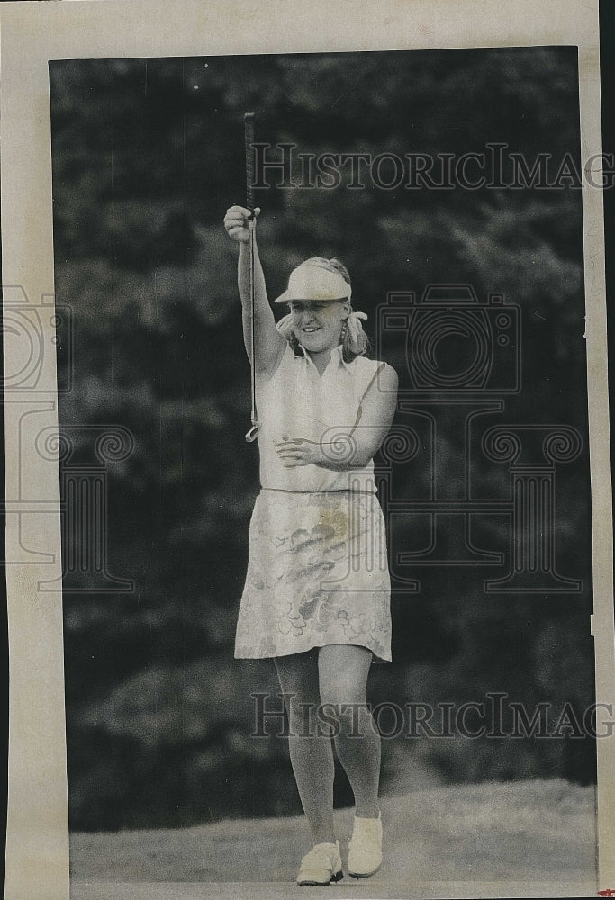 1974 Press Photo Cynthia Hill Amateur Golf Tourney Broadmoor Golf Club - Historic Images