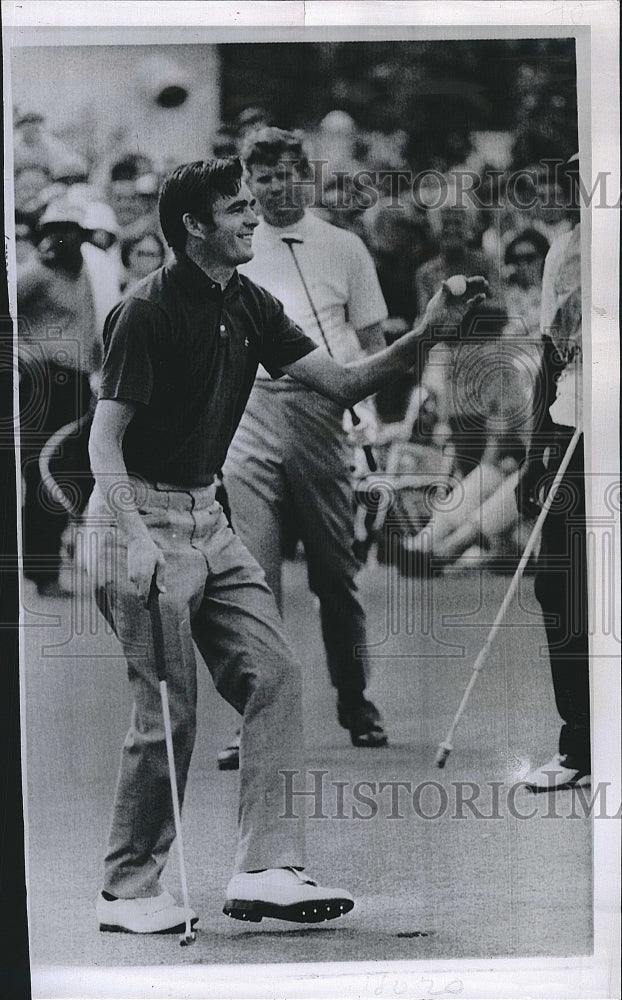 1969 Press Photo Dave Hill,golfer winner of Memphis Open - Historic Images