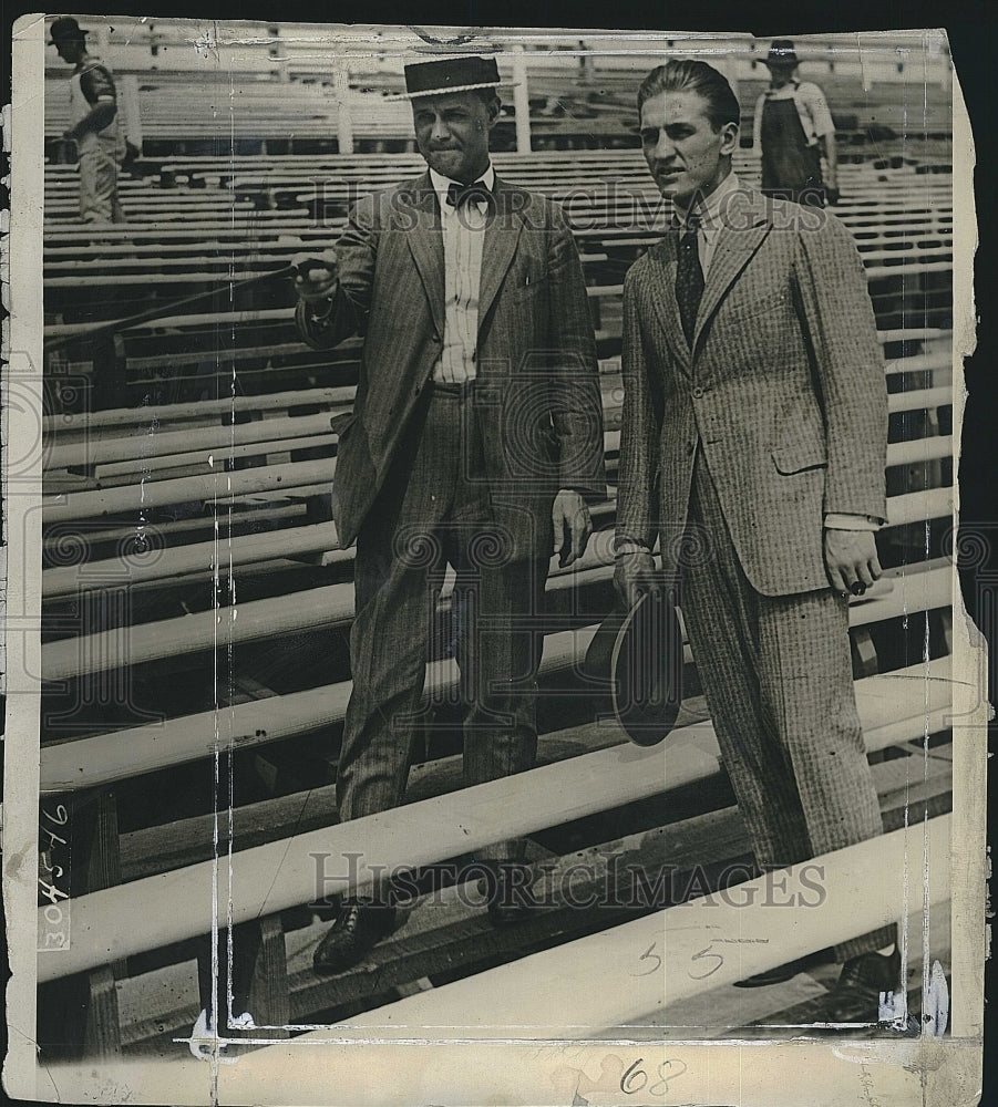 1950 Press Photo Rickhead Georges Carpenter - Historic Images