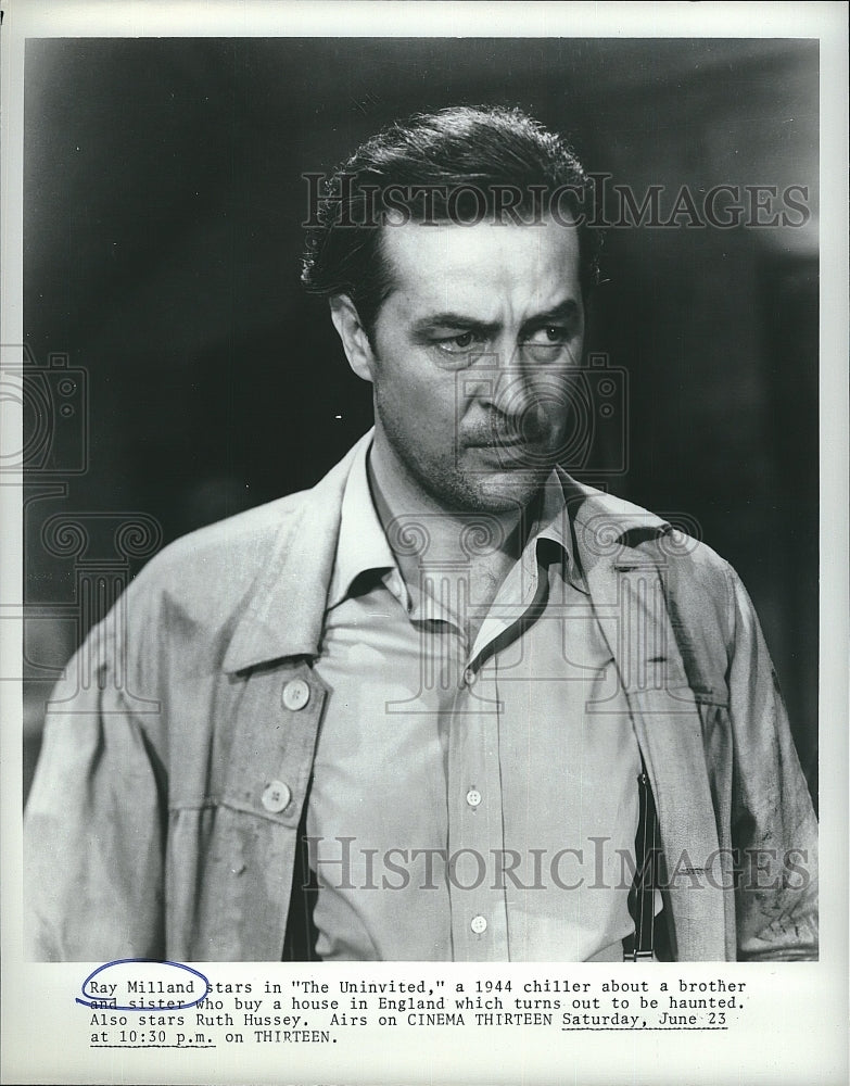 1944 Press Photo Ray Milland Stars In &quot;The Uninvited&quot; - Historic Images