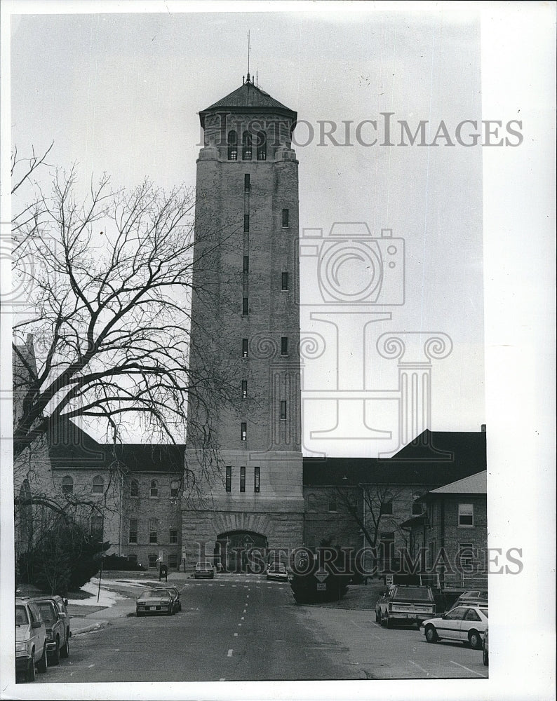 1990 Press Photo View of Fort Sheridan - Historic Images