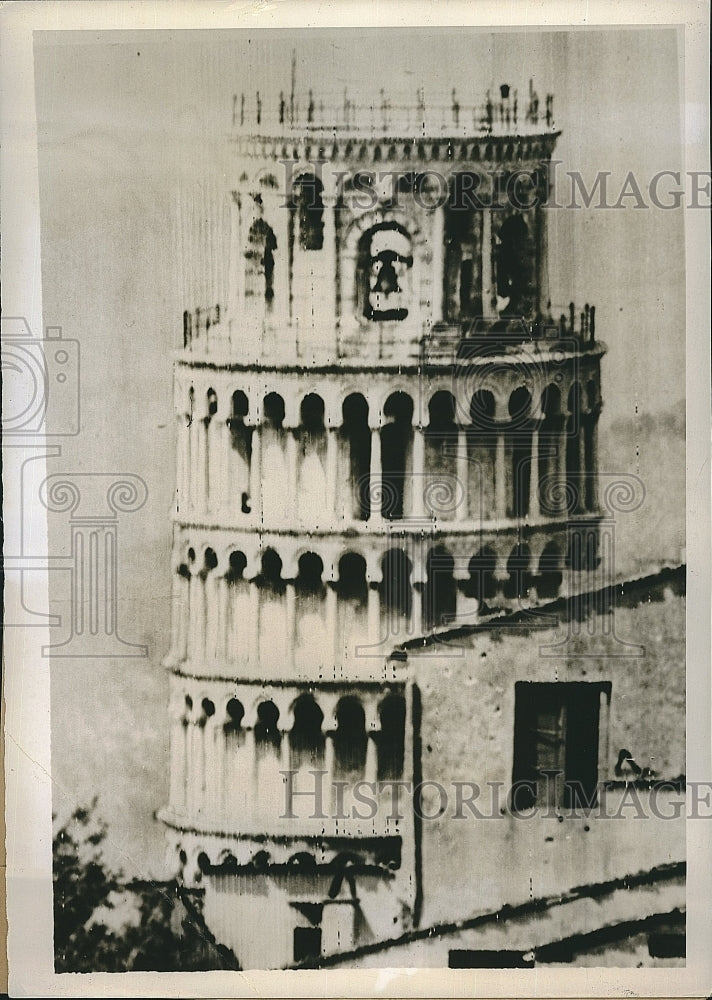 Press Photo Leaning Tower of Pisa - Historic Images