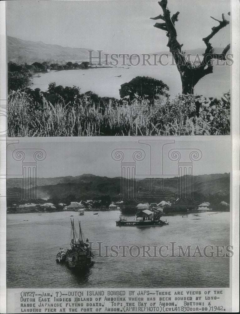 1942 Press Photo Dutch East Indies Island of Amboina - Historic Images