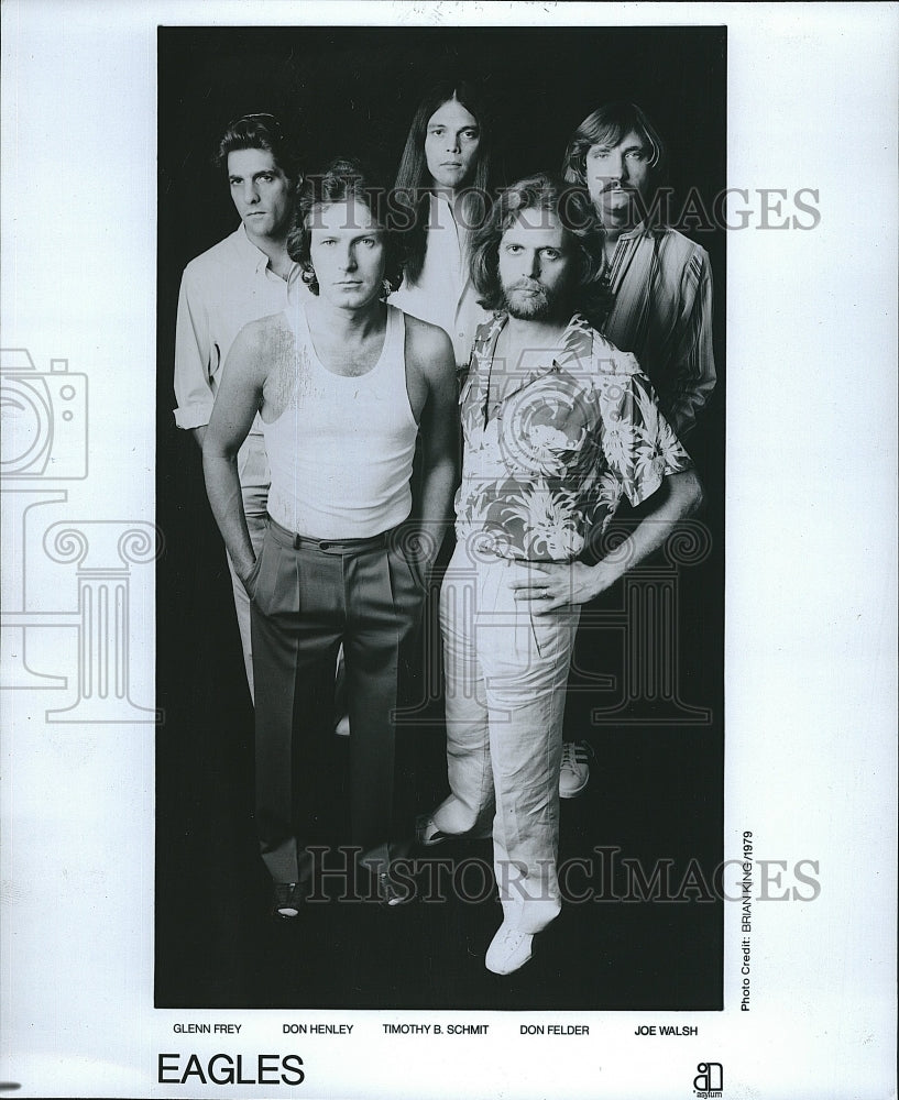 1978 Press Photo Frey, Henley, Schmit, Felder, Walsh of the Eagles - Historic Images