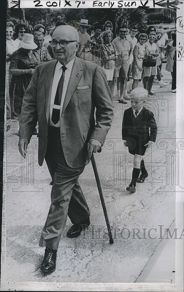 1954 Press Photo President Harry S. Truman William Daniel - Historic Images