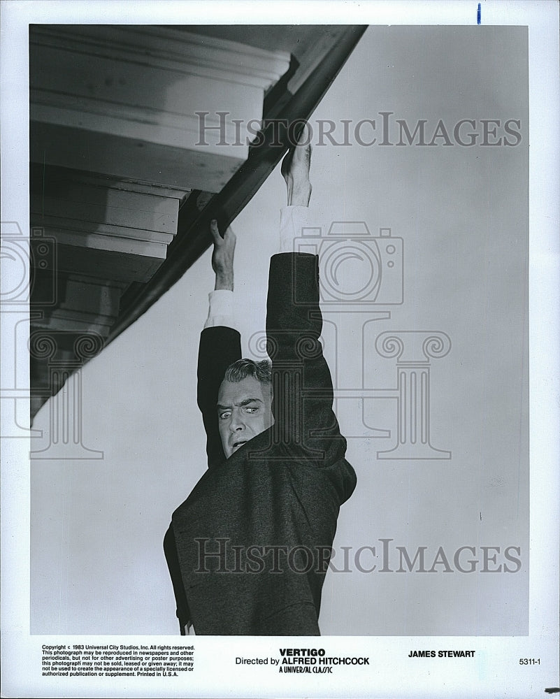 1983 Press Photo Of 1958 Photo Actor James Stewart In Vertigo - Historic Images