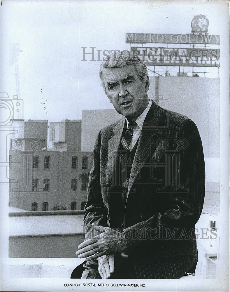 1974 Press Photo Actor James Stewart - Historic Images