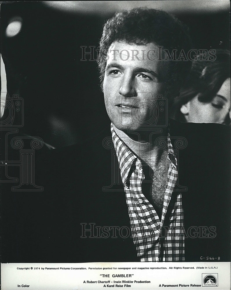 1974 Press Photo The Gambler Film, Actor James Caan - Historic Images
