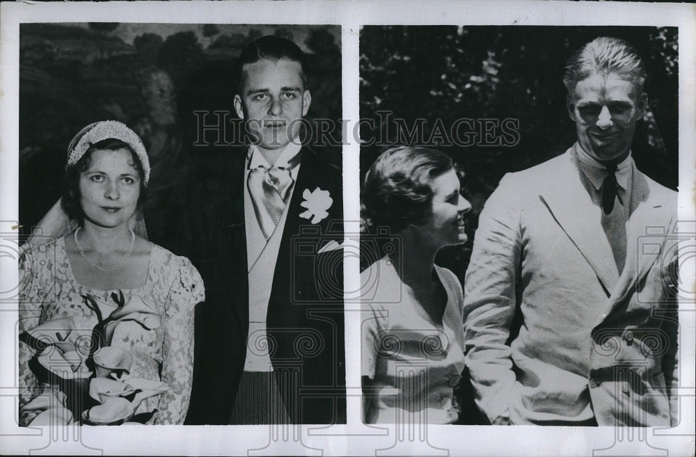 1951 Press Photo Elliot Roosevelt,son of Pres. and his 1st and 2nd wives. - Historic Images