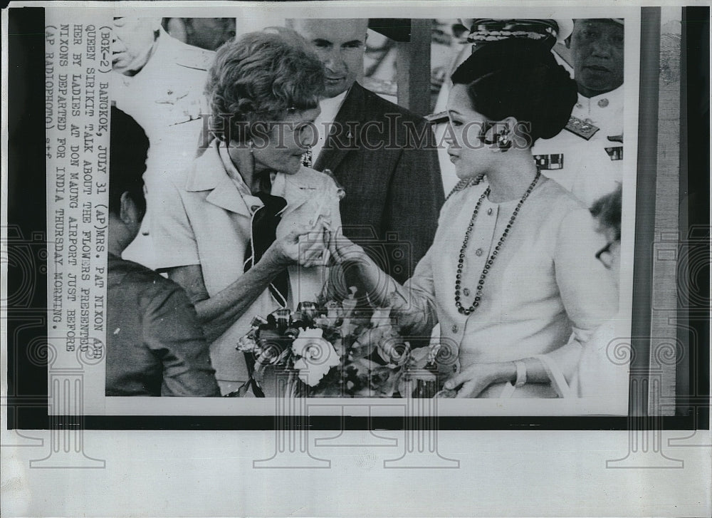 1969 Press Photo &quot;Mrs.Pat Nixon&quot; - Historic Images