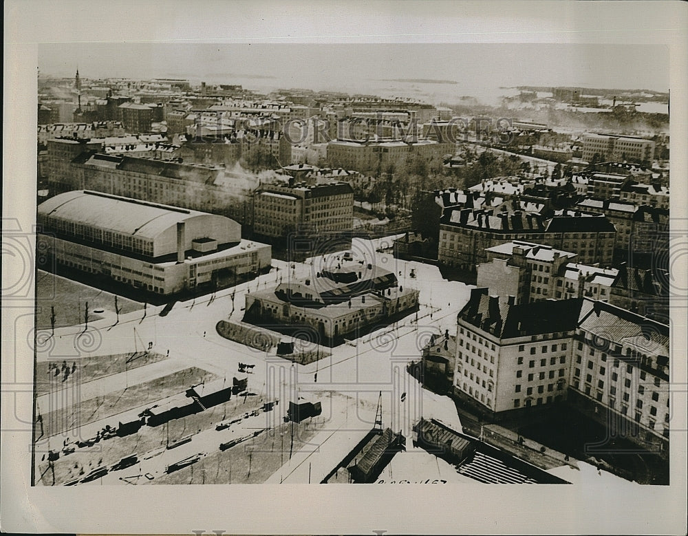 1939 Press Photo City of Helsingfors in Finland - Historic Images