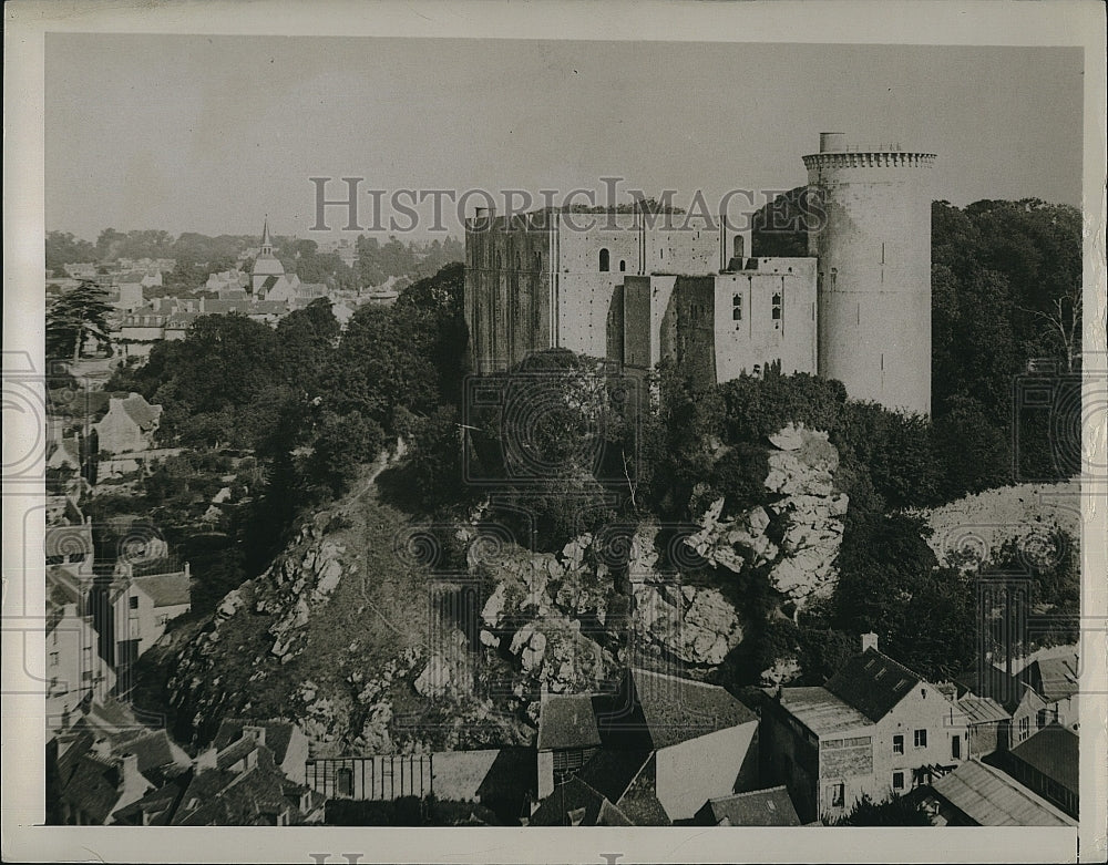 Press Photo Aerial View City - Historic Images