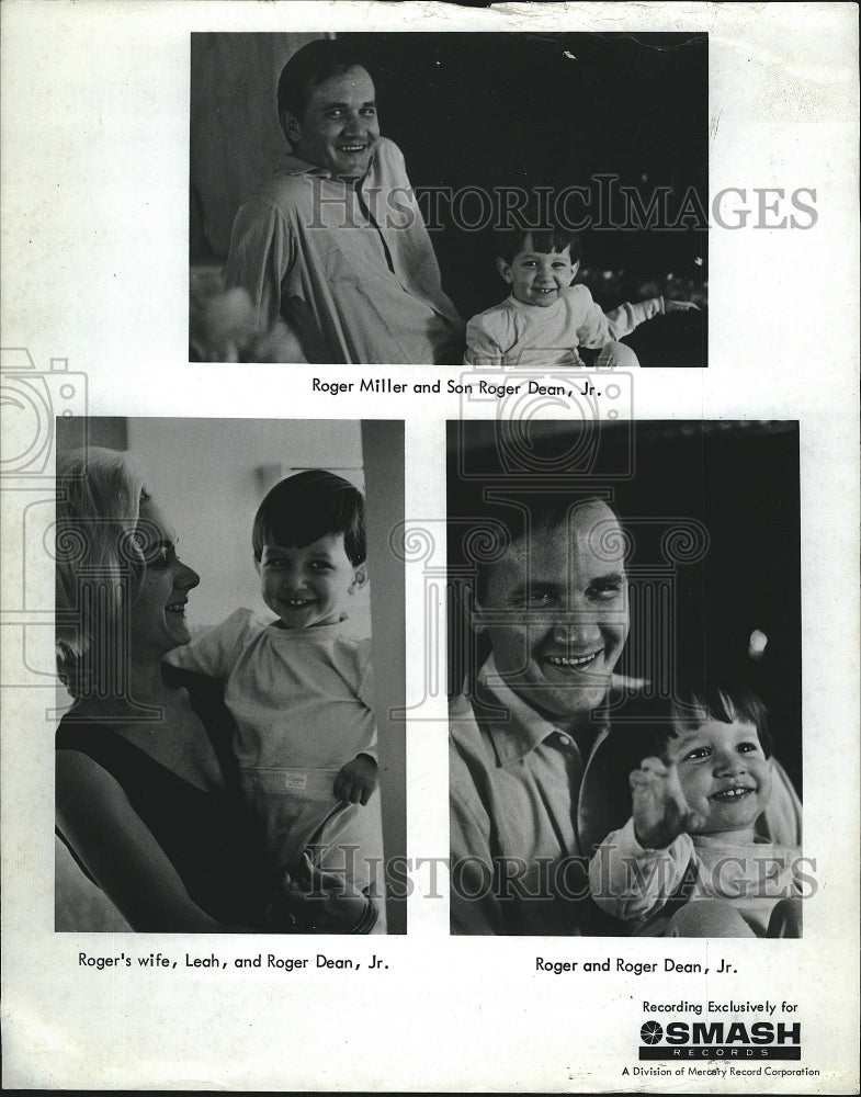 1967 Press Photo   &quot;The Roger Miller Show&quot; wife Leah &amp; children - Historic Images