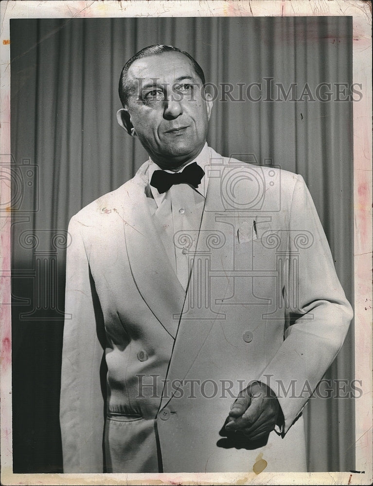 1963 Press Photo Conductor, Leon Poulpoulus with Clearwater Symphony - Historic Images