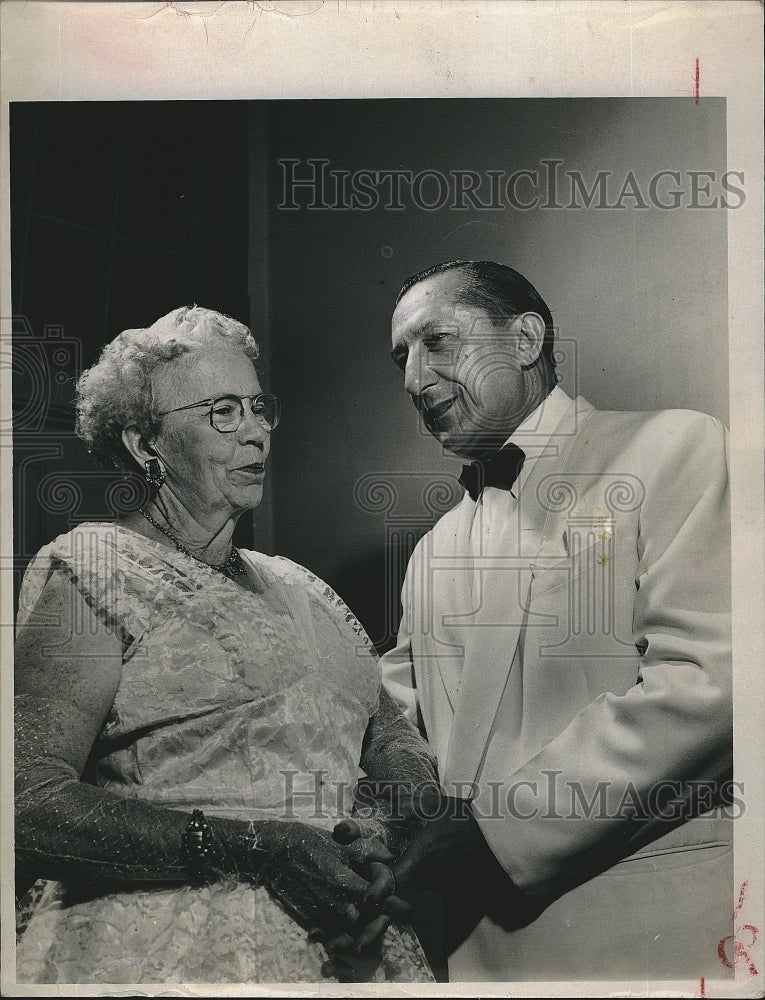 1956 Press Photo Conductor, Leon Poulpoulus with Clearwater Symphony - Historic Images