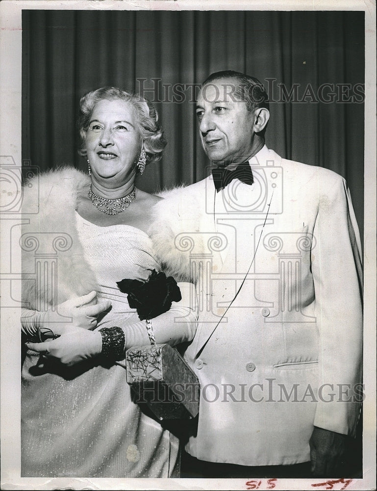 1957 Press Photo Conductor, Leon Poulpoulus with Clearwater Symphony - Historic Images