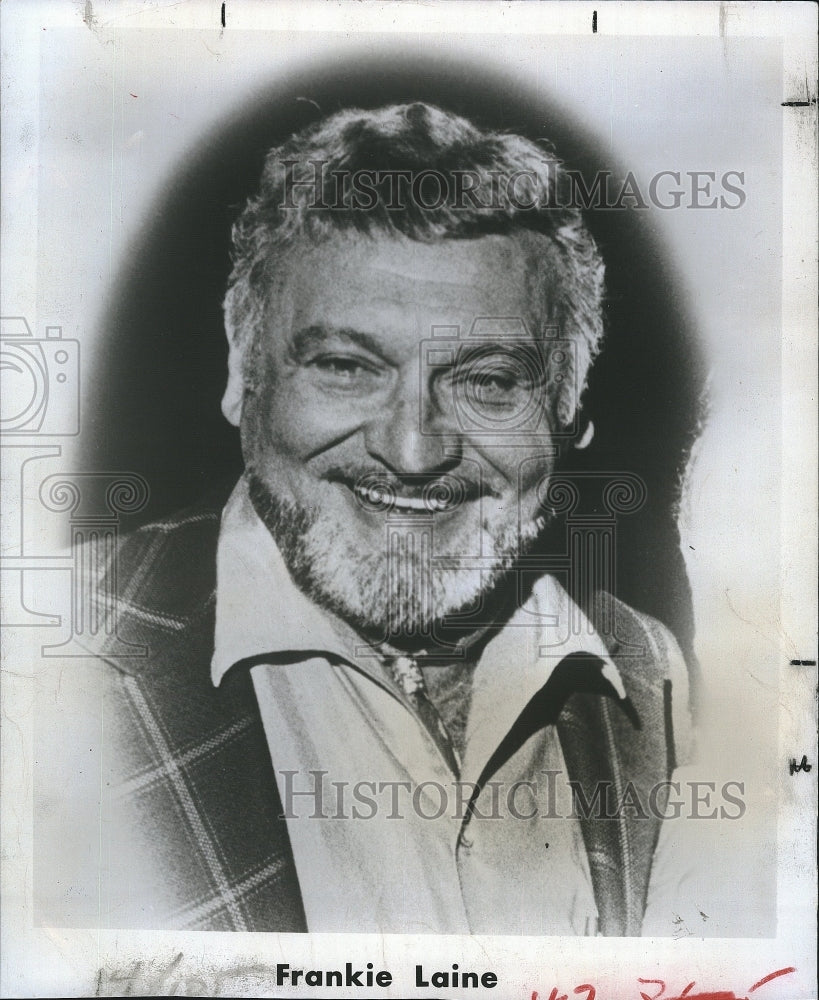 1981 Press Photo Frankie Laine Singer superstar Opens show - Historic ...