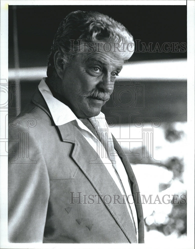 1987 Press Photo Dale Robertson Television Series Actor J.J. Starbuck - Historic Images