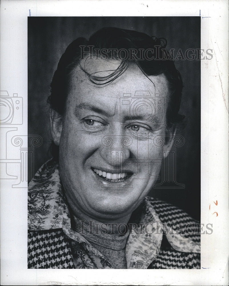 1973 Press Photo Actor Tom Poston in Florida for golf tournament - Historic Images