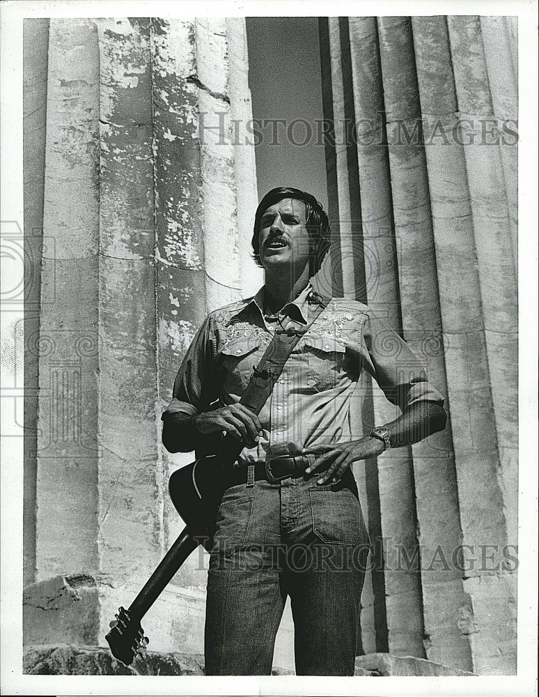 1974 Press Photo  &quot;Make A Wish&quot; with musician Tom Chapin - Historic Images