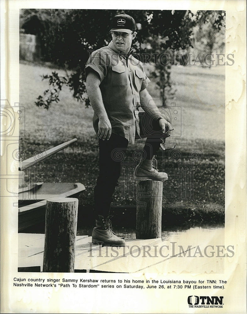 Press Photo Cajun Country Singer Sammy Kershaw Path To Stardom - Historic Images