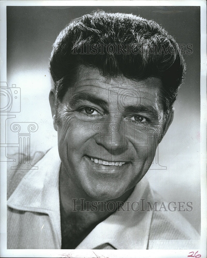 1972 Press Photo A Head Shot Of Actor Dale Robertson - Historic Images