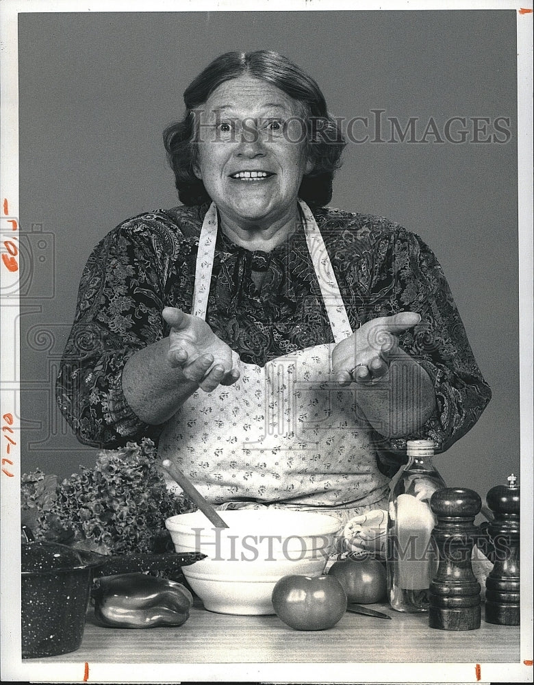 1984 Press Photo  &quot;Mama Malone&quot; starring Lila Kaye - Historic Images