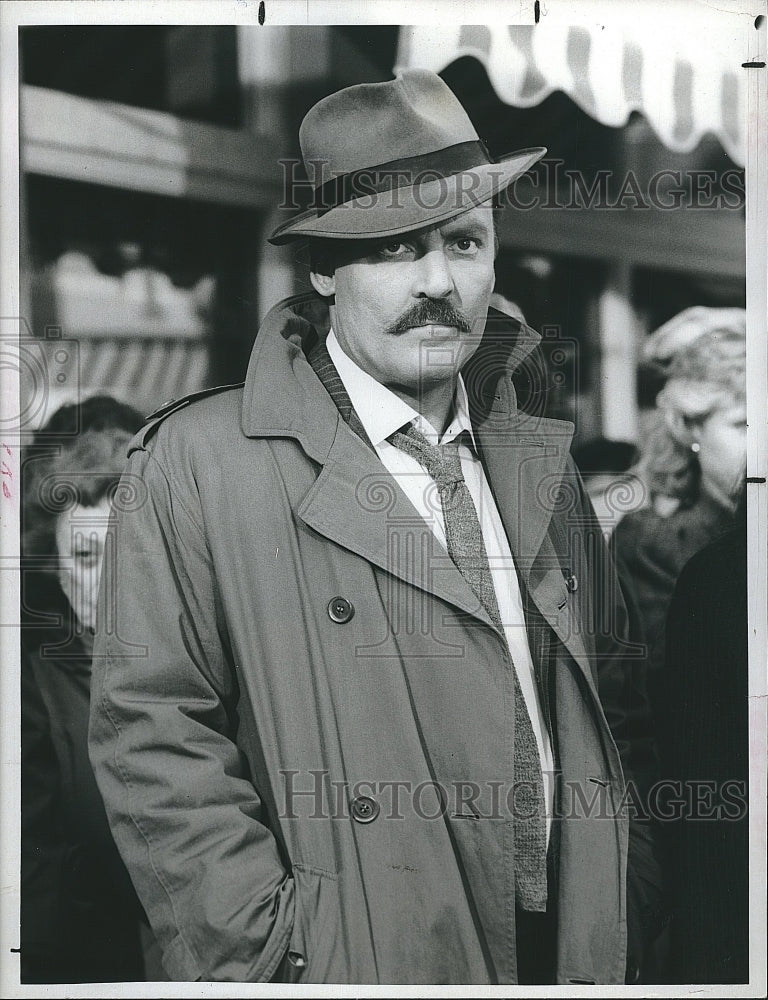 1986 Press Photo "The Return of Mickey Spillane''s Mike Hammer" Stacy Keach - Historic Images