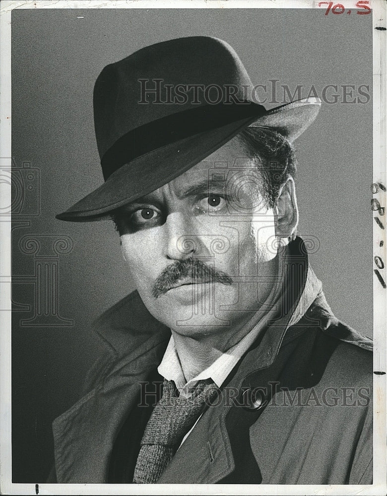 1983 Press Photo  "Mickey Spillane's Mike Hammer" starring Stacy Keach - Historic Images