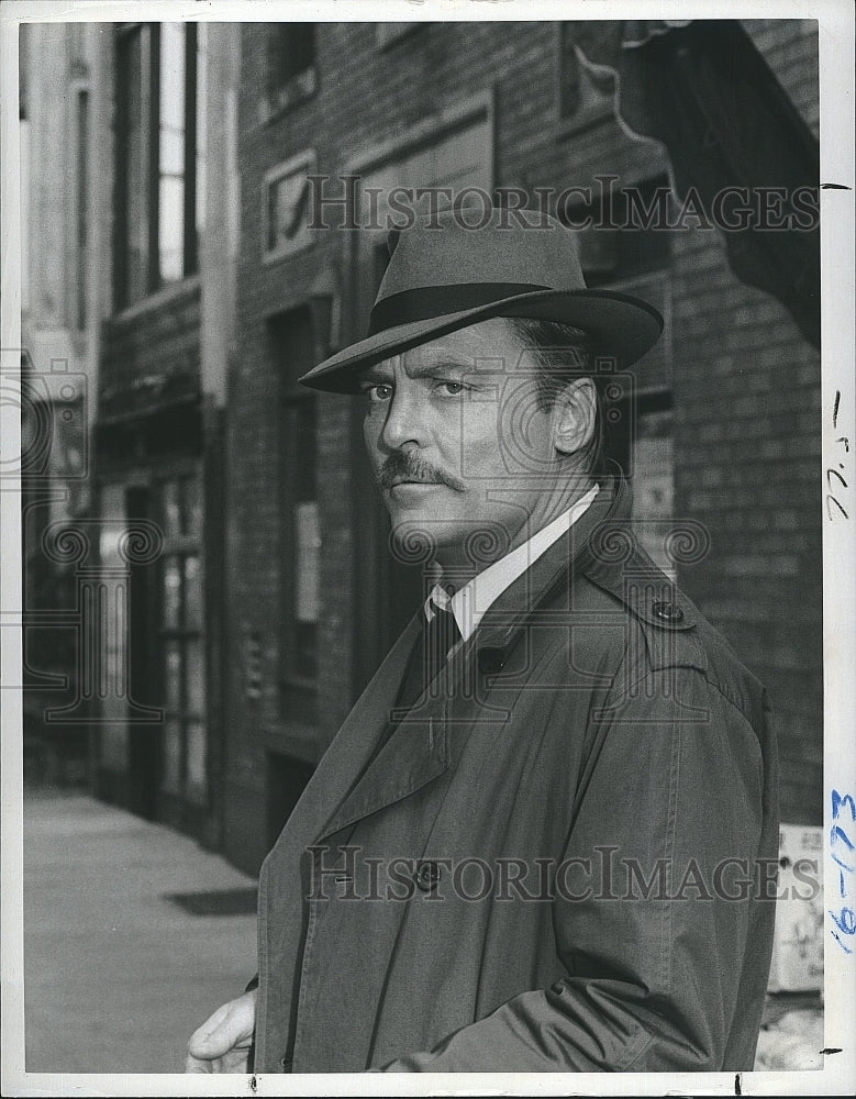 1983 Press Photo &quot;Mickey Spillane&#39;s Mike Hammer&quot; starring Stacy Keach - Historic Images