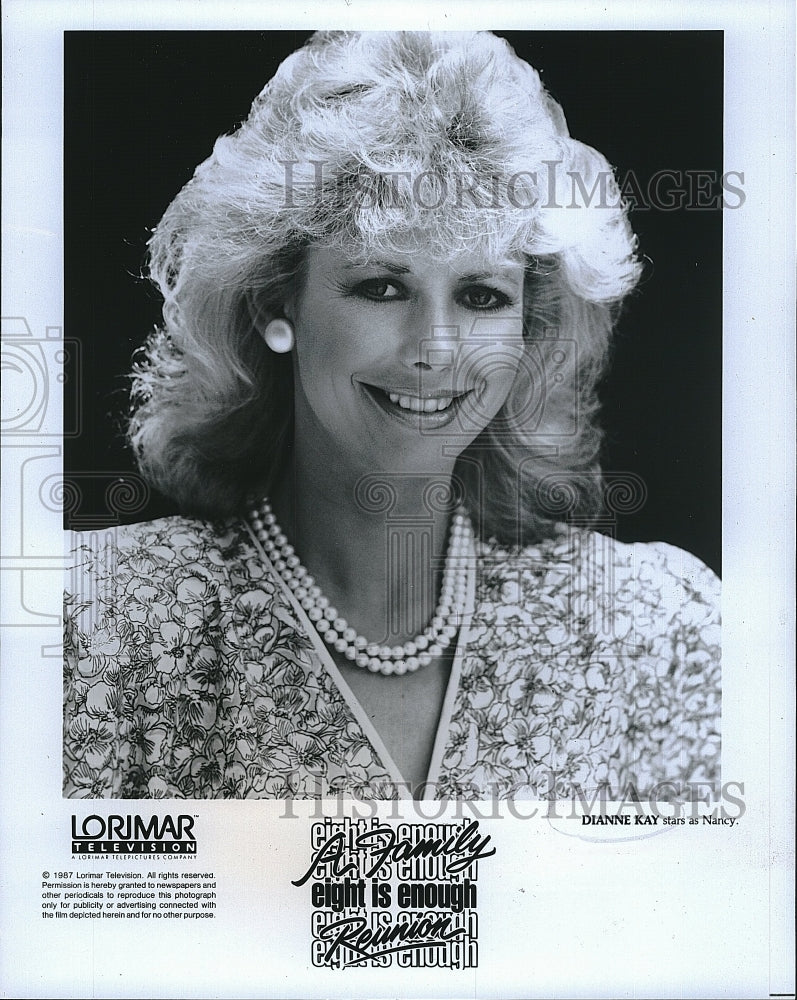 1987 Press Photo Dianne Kay in "Eight is Enough: A Family Reunion" - Historic Images