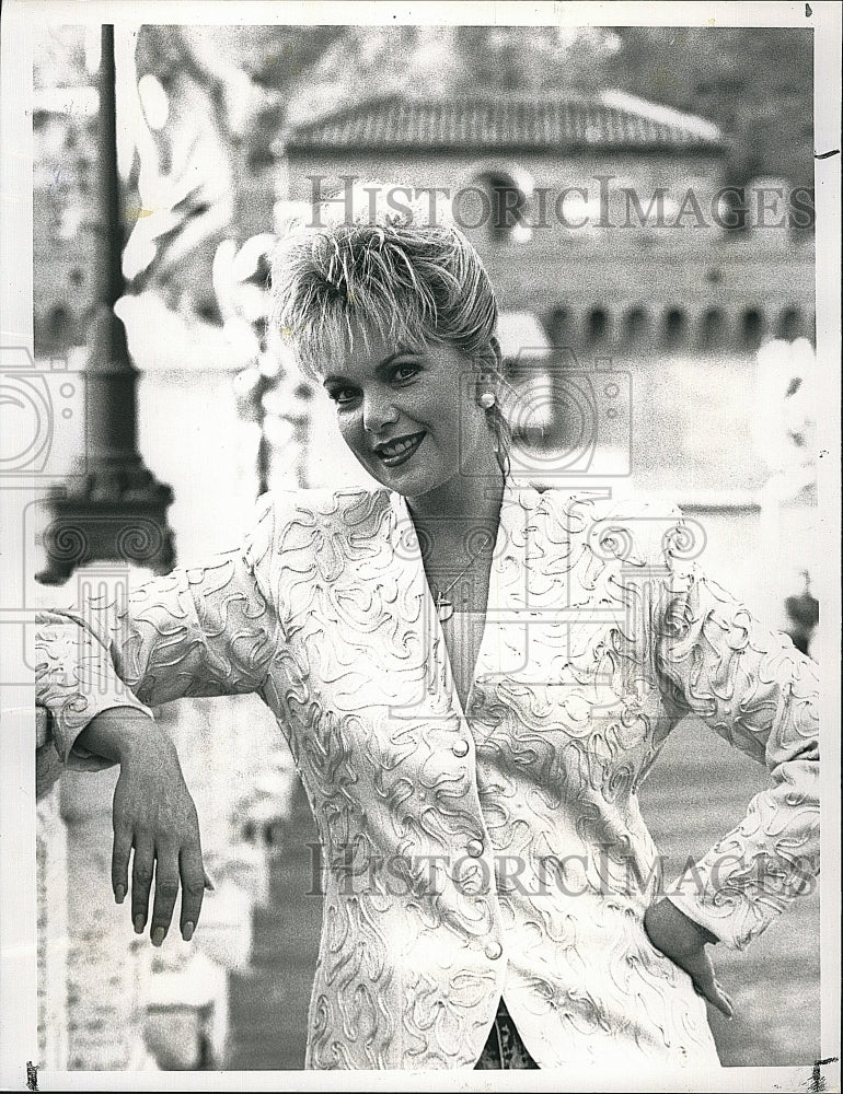 1989 Press Photo Ann Jillian Stars In &quot;Little White Lies&quot; - Historic Images