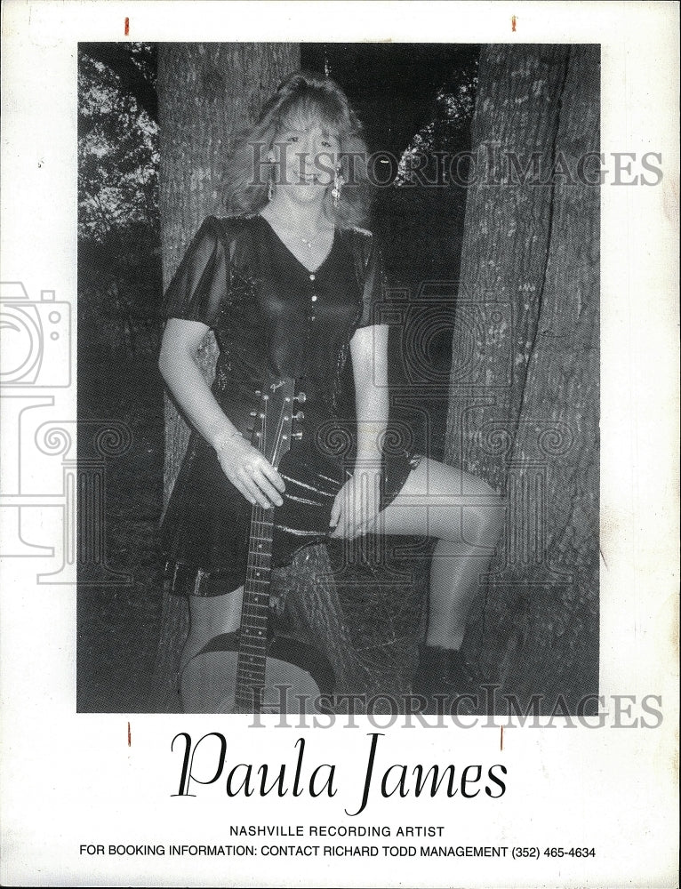 1998 Press Photo Nashville Recording Artist Paula James - Historic Images