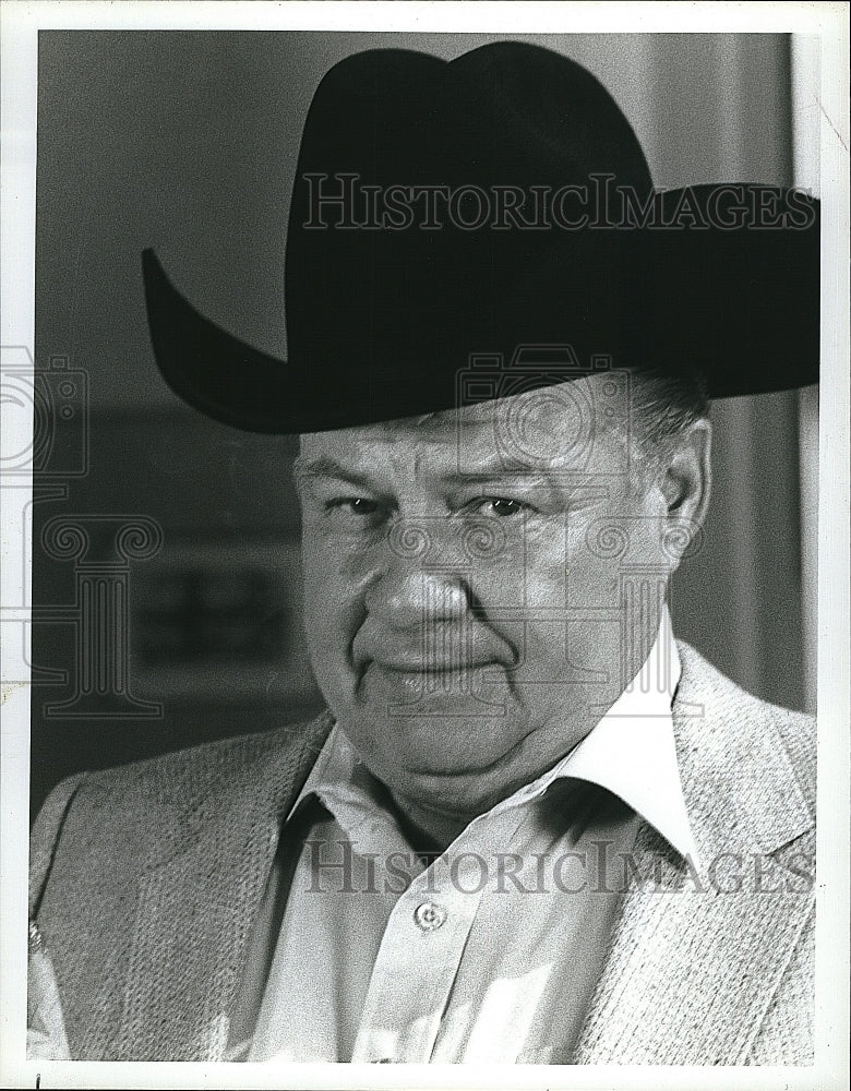 1981 Press Photo Actor Clifton James in &quot;Texas&quot; - Historic Images