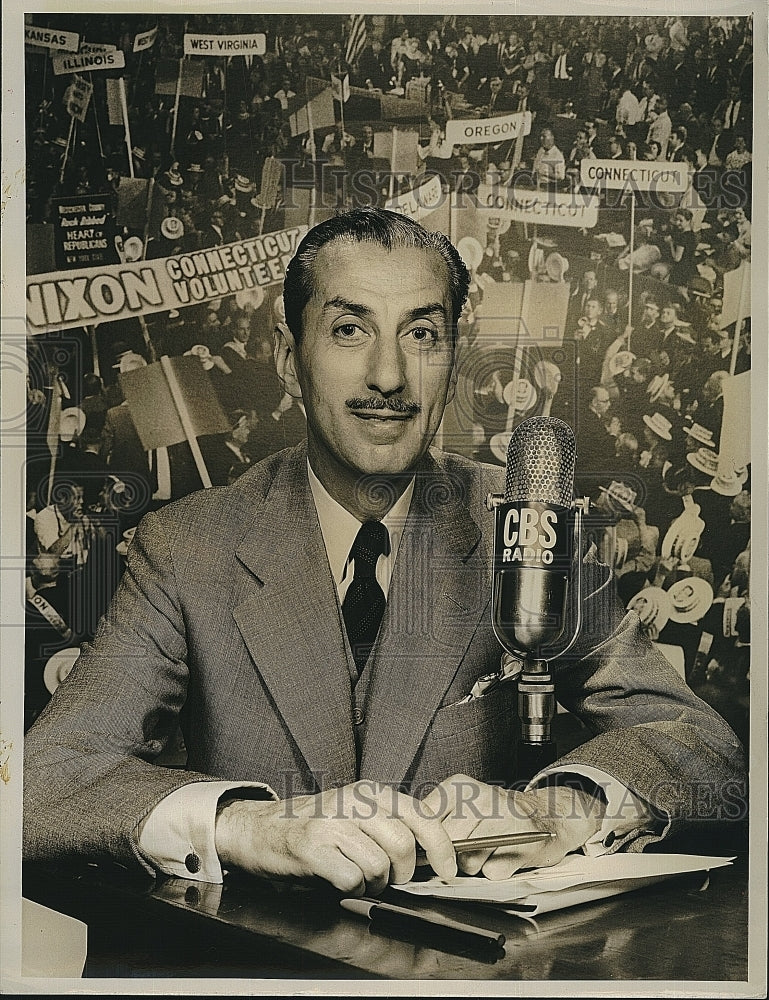 Press Photo CBS  news correspondent, Robert Trout - Historic Images